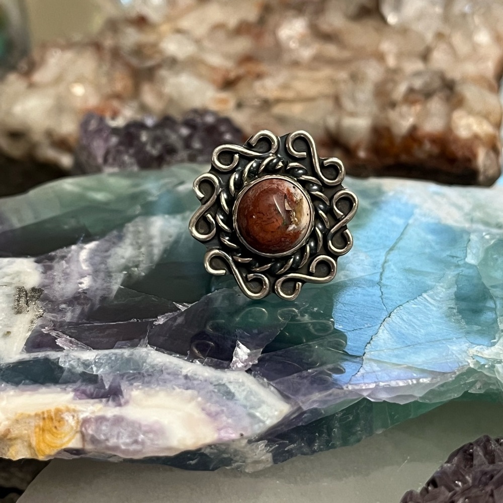 Fire Opal Ring